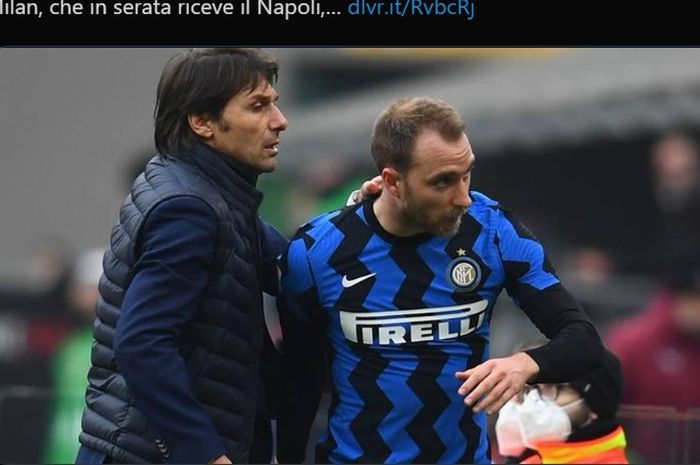 Maksimalkan Christian Eriksen, Antonio Conte Mampu Berguru dari Massimiliano Allegri thumbnail