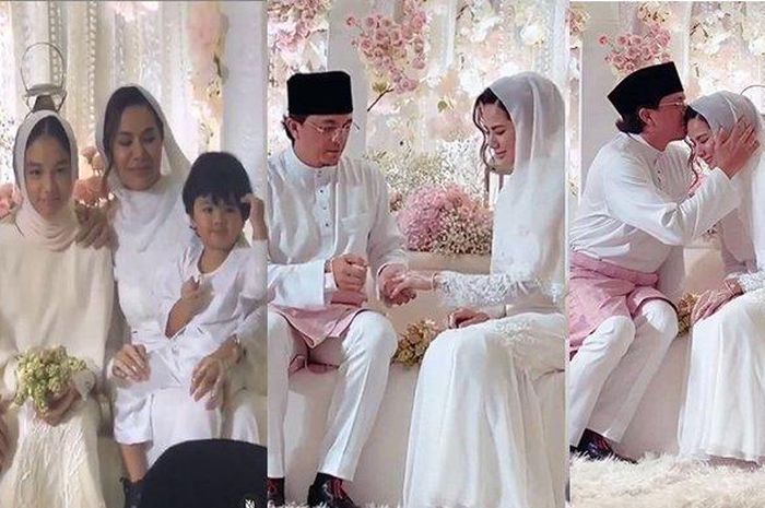 Potret pernikahan Engku Emran dan Noor Nabila.