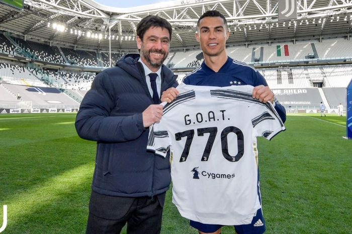 Hampa terasa tak ada gol Cristiano Ronaldo dalam laga pekan ke-28 Liga Italia antara Juventus dan Benevento di Stadion Allianz, Minggu (21/3/2021).