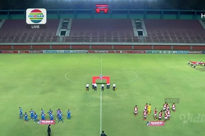Laga Persib Bandung Vs Bali United yang dihelat di Stadion Maguwoharjo, Sleman dalam matchday 1 grup D Piala Menpora 2021, Rabu (24/4/2021)