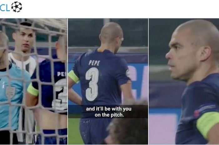 Ketahuan pesan pedas yang disampaikan Cristiano Ronaldo ke Pepe dalam laga Liga Champions yang mempertemukan Juventus vs Porto.