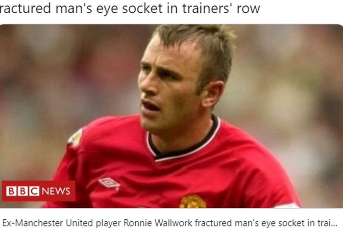 Mantan pemain Manchester United, Ronnie Wallwork.