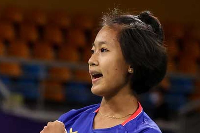 Tunggal putri Indonesia, Putri Kusuma Wardani saat beraksi di Orleans Masters 2021, Kamis (25/3/2021) di Palais des Sports.