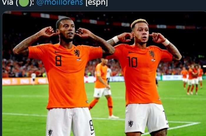 Calon penyerang anyar Barcelona menjadi andalan, sementara striker kontroversial absen dalam laga Belanda vs Austria di EURO 2020.