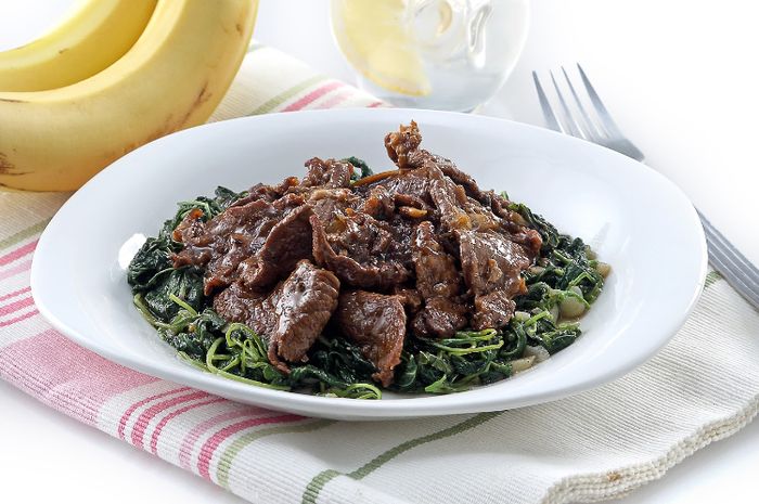 Resep Bayam Siram Daging Lada Hitam Enak, Hidangan Sehat Dan Lezat Untuk Disajikan Malam Hari ...