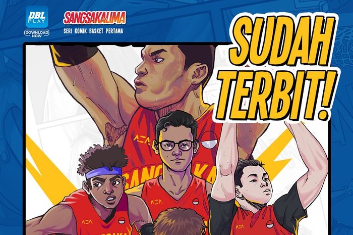 Sangsaka Lima, serial komik basket pertama Indonesia kolaborasi DBL Indonesia dan Komik MJP Studio, resmi terbit perdana 