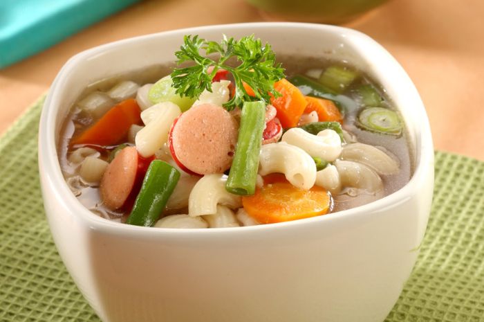 Resep Sup Sosis Makaroni Enak, Hidangan Sehat Dari Bahan Resep Sup Sosis Makaroni Enak, Hidangan Sehat Dari Bahan