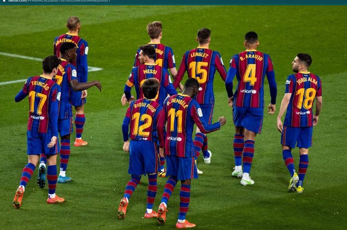 Skuad Barcelona bakal berlaga di final Copa del Rey edisi 2020-2021 melawan Athletic Bilbao.