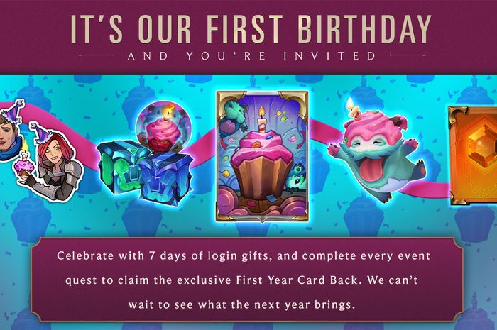 Legends of Runeterra celebrates a year anniversary by presenting various attractive prizes