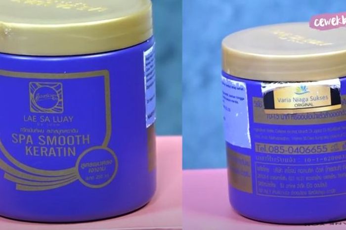 Review Jujur Masker rambut Lae Sa Luay Spa Smooth Keratin, Ajaib