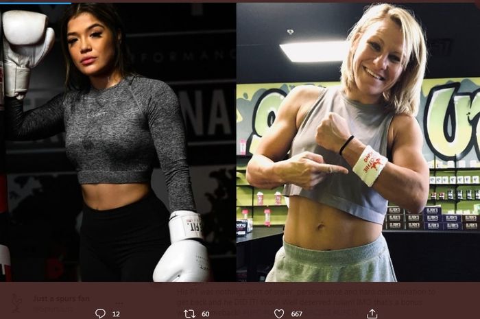 Tracy Cortez mengahapi Justine Kish di UFC Vegas 24