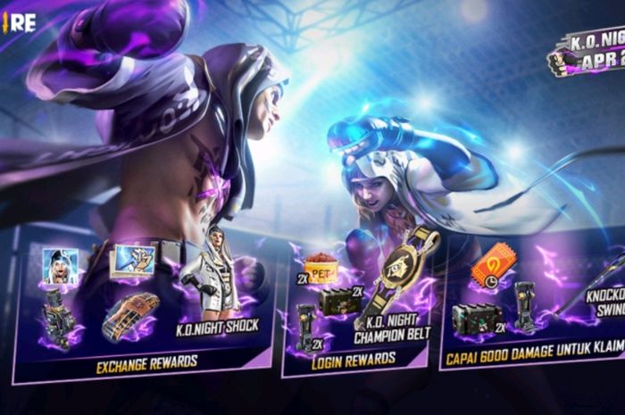 KO Night Free Fire Event