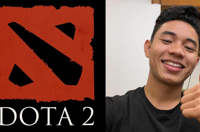 Illustration of YouTuber Fiki Naki and the Dota 2 game he likes to play