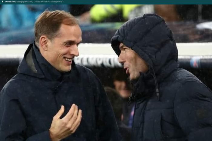 Thomas Tuchel dan Zinedine Zidane telah bersua sebanyak empat kali di Liga Champions.