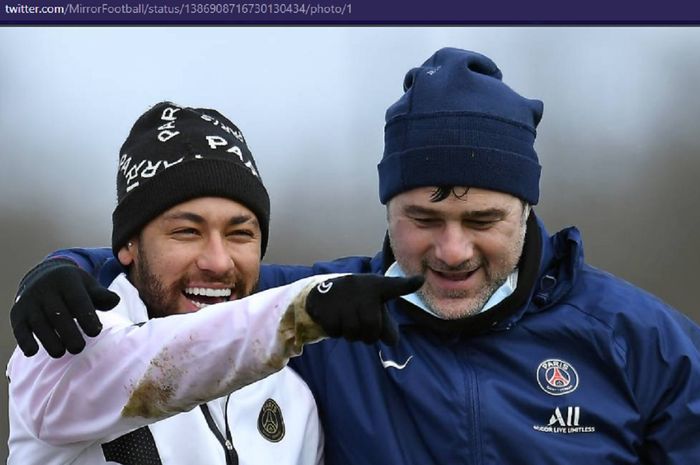 Pelatih Paris Saint-Germain, Mauricio Pochettino, menepis anggapan yang banyak beredar bahwa Neymar adalah pemain yang sulit diatur.