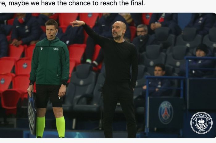 Pelatih Manchester City, Pep Guardiola, mempunyai satu permintaan untuk skuadnya menjelang leg kedua Liga Champions lawan Paris Saint-Germain.