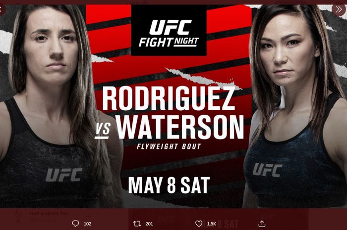 Marina Rodriguez menghadapi Michelle Waterson di main event UFC Vegas 26