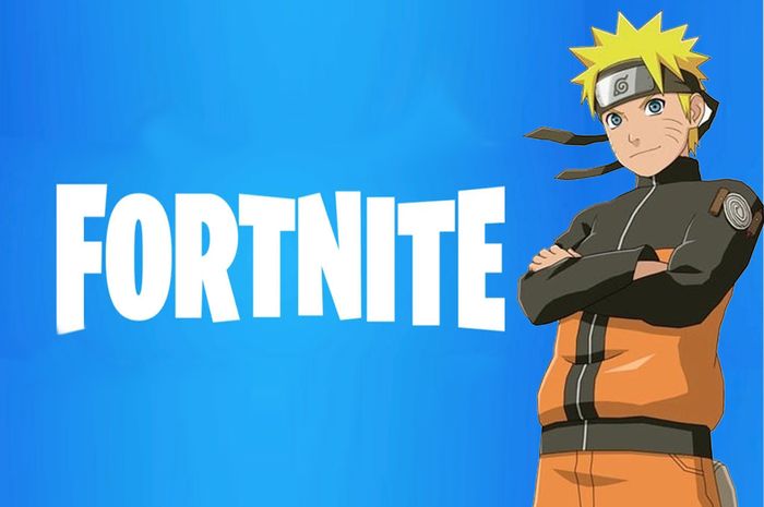 illustration of the presence of the Uzumaki Naruto character in the game Fortnite