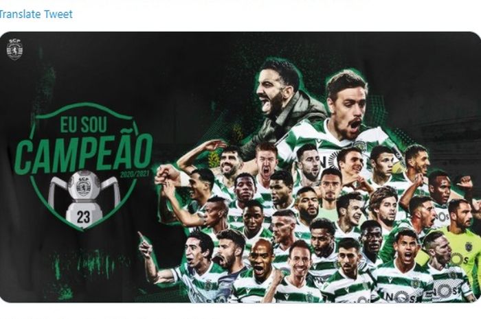 Sporting CP juara Liga Portugal 2020-2021.