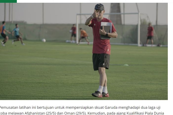 Pelatih Timnas Indonesia, Shin Tae-yong.