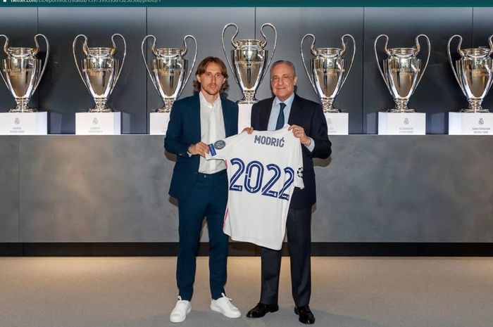 Luka Modric resmi menambah masa bakti dengan Real Madrid hingga Juni 2022.