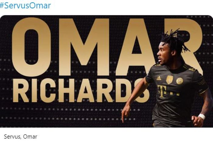 Bayern Muenchen mendatangkan pemain baru dalam diri Omar Richards yang direkrut secara cuma-cuma dari klub Champhionship, Reading.