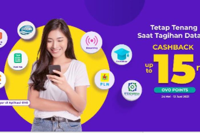 Promo OVO Hari Ini, Bayar Tagihan Dapat Cashback Hingga 15 Ribu Poin