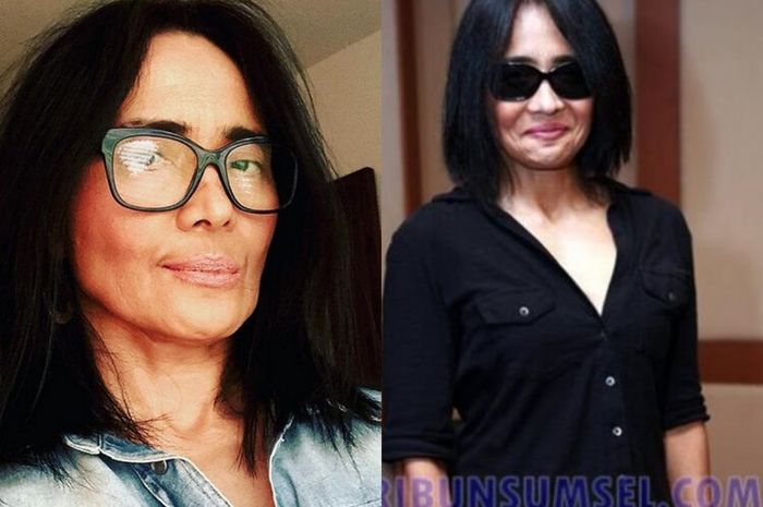 Atiek CB saat masih menjadi seorang lady rocker Indonesia.