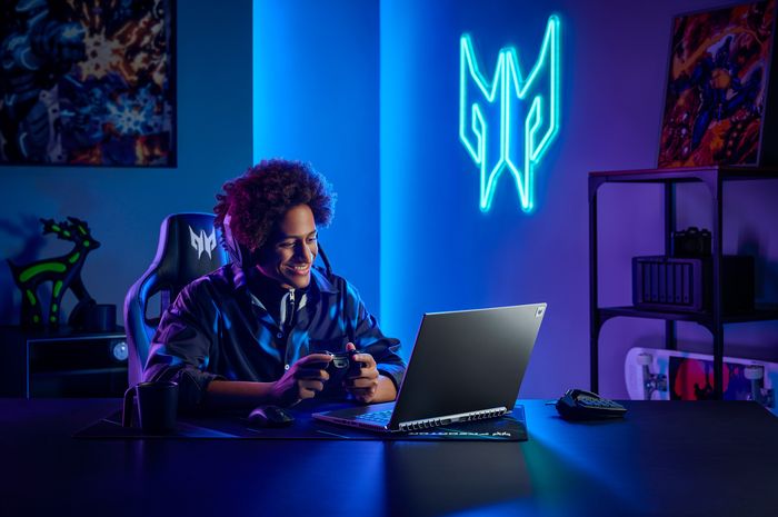 Illustration of playing games on Acer Predator 500 SE