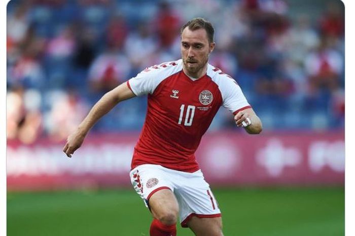 Gelandang timnas Denmark, Christian Eriksen.