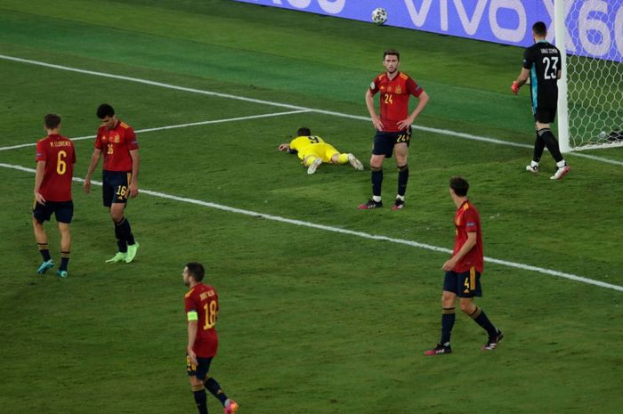Timnas Spanyol hanya mampu bermain imbang 0-0 melawan timnas Swedia pada laga perdana Grup E Euro 2020.