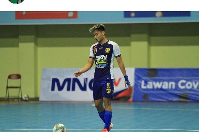Pemain anyar Semen Padang, Muhammad Sanjaya, yang sebelumnya merupakan seorang pemain futsal dari klub SKN Kebumen.