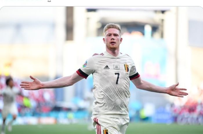 Berkat penampilan gacor Kevin De Bruyne, Belgia menyusul timnas Italia lolos ke babak 16 besar EURO 2020.