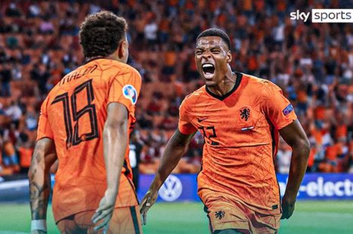 Cetak gol mulu di EURO 2020, bek Belanda rasa striker dan rekor gol tercepat nomor dua bikin kaget.