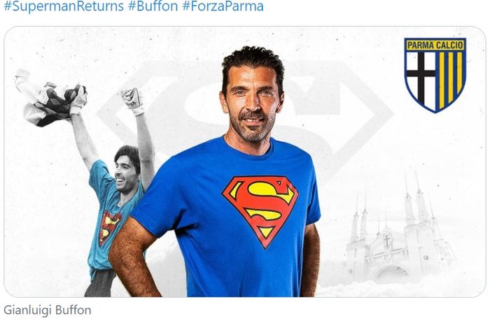 Kiper veteran, Gianluigi Buffon, kembali ke klub pertamanya, Parma.