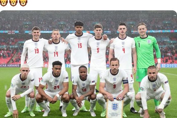 Timnas Inggris menurunkan susunan pemain inti termuda dalam sejarah The Three Lions mengikuti turnamen besar ketika menjamu timnas Skotlandia pada laga Grup D EURO 2020 di Stadion Wembley, Jumat (18/6/2021).