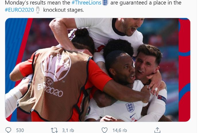 Inggris Lolos 16 ke Besar Euro 2020 Tanpa Keringat, Pilih ...