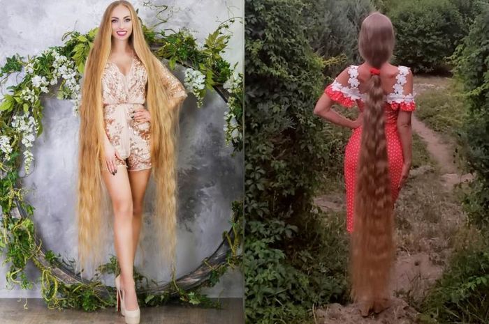 Rapunzel di Dunia Nyata, Gadis Ukraina ini Punya Rambut Panjang yang