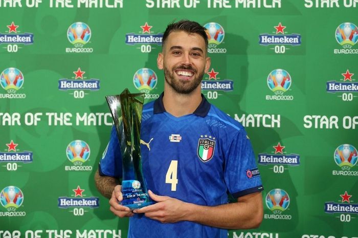 Bek kiri timnas Italia, Leonardo Spinazzola.