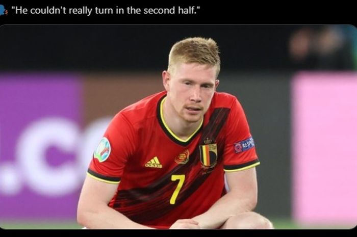 Gelandang timnas Belgia, Kevin de Bruyne.