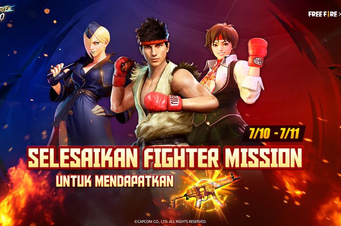 Garena announces prizes from the special Free Fire X Street Fighter event