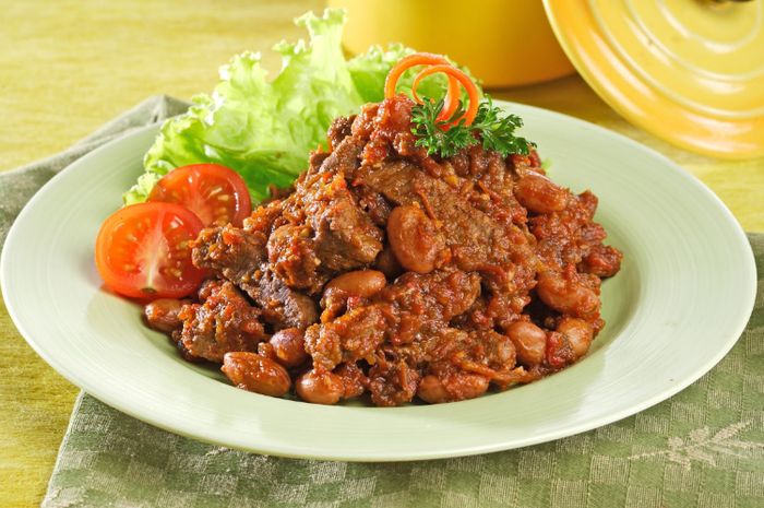 Resep daging masak tomat kacang merah
