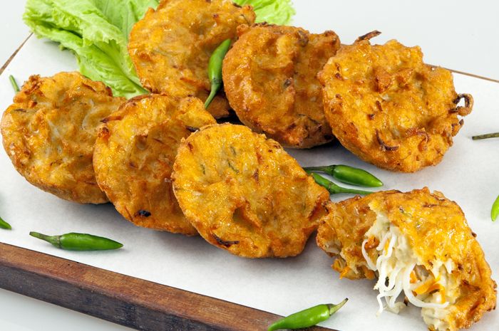 Bakwan Shirataki (shirataki fritters), deep-fried appetizer that everyone likes.