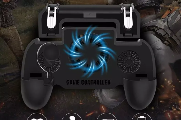 Gamepad with Fan and Power Bank features