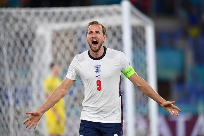 Harry Kane bersama timnas Inggris.