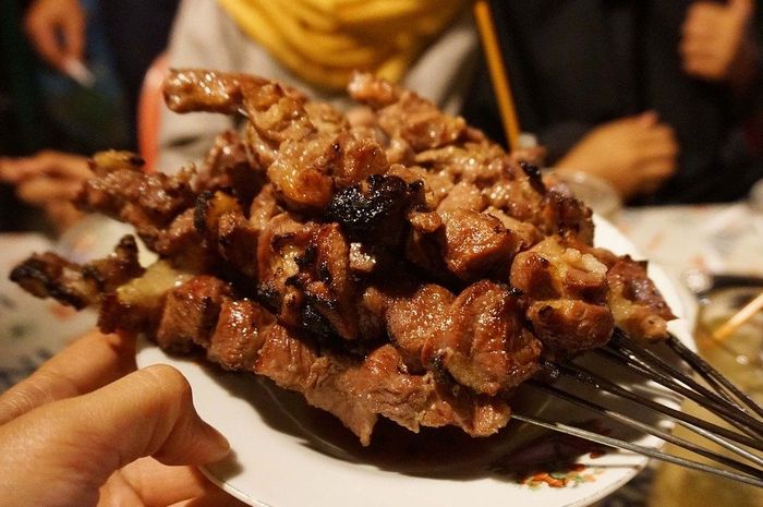 Sate daging kambing