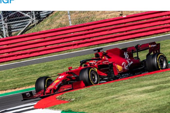 Pembalap Ferrari, Charles Leclerc.