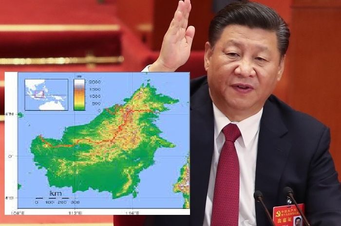 China ambil pulau kalimantan
