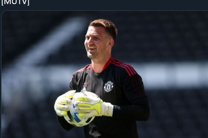 Tom Heaton, kiper gaek Manchester United.