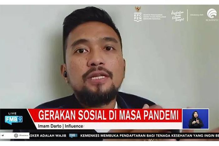 Presenter sekaligus penyintas Covid-19, Imam Darto membagikan kisah dan alasannya menggelar gerakan solidaritas untuk pasien Covid-19.